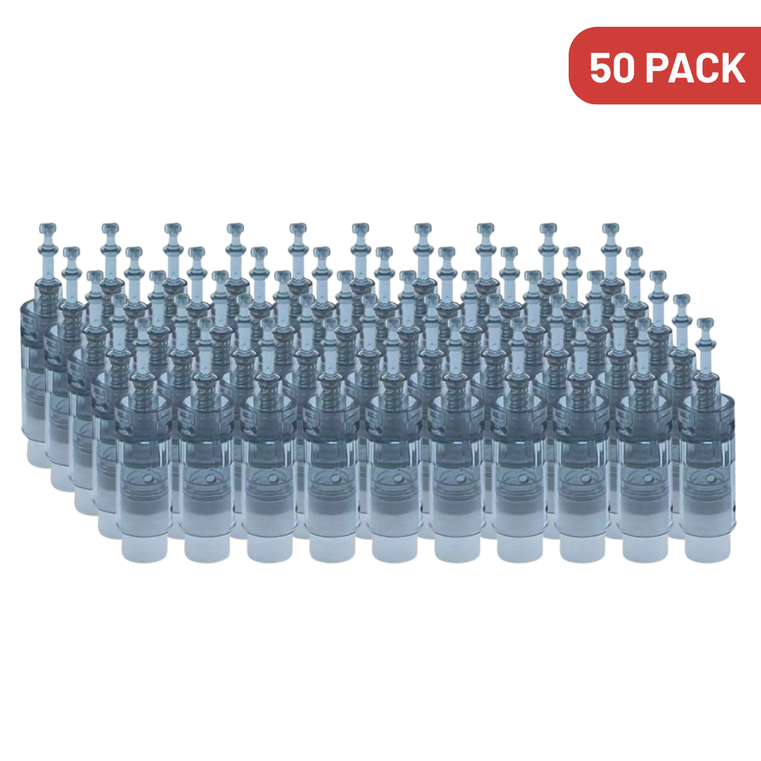 Derma Pen Udskiftningspatroner – 50 Pakke (16/36/42 Nåle) - Værdi Pakke