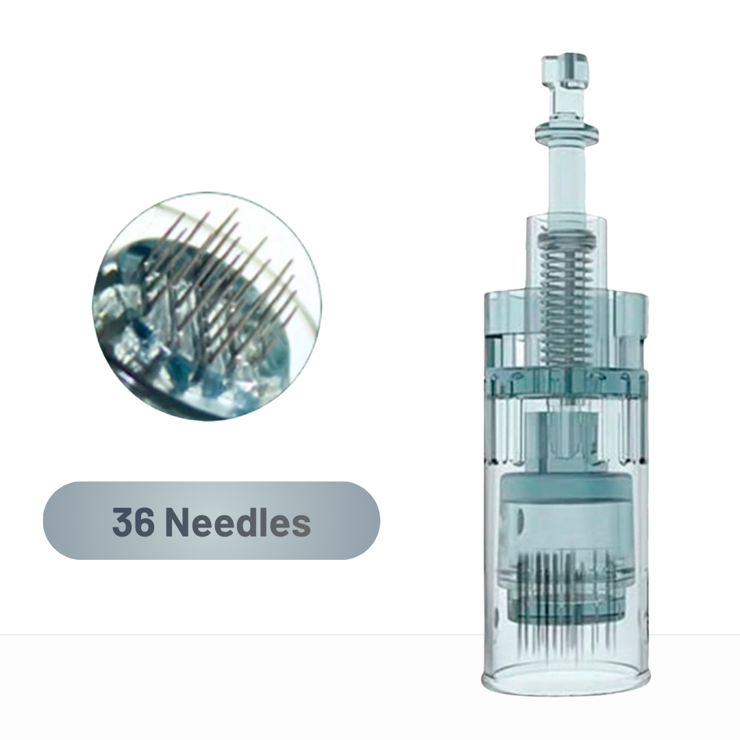 Derma Pen Udskiftningspatroner – 10 Pakke (11/16/24/36/42 Nåle)