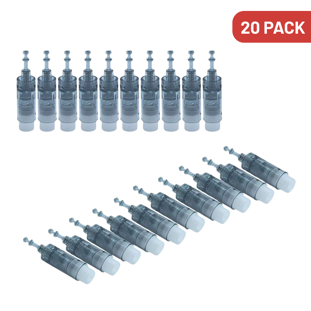 Derma Pen Udskiftningspatroner – 20 Pakke (16/36/42 Nåle) - Værdi Pakke