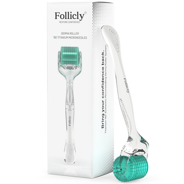 Follicly™ Derma Roller - 192 ægte titanium mikronåle
