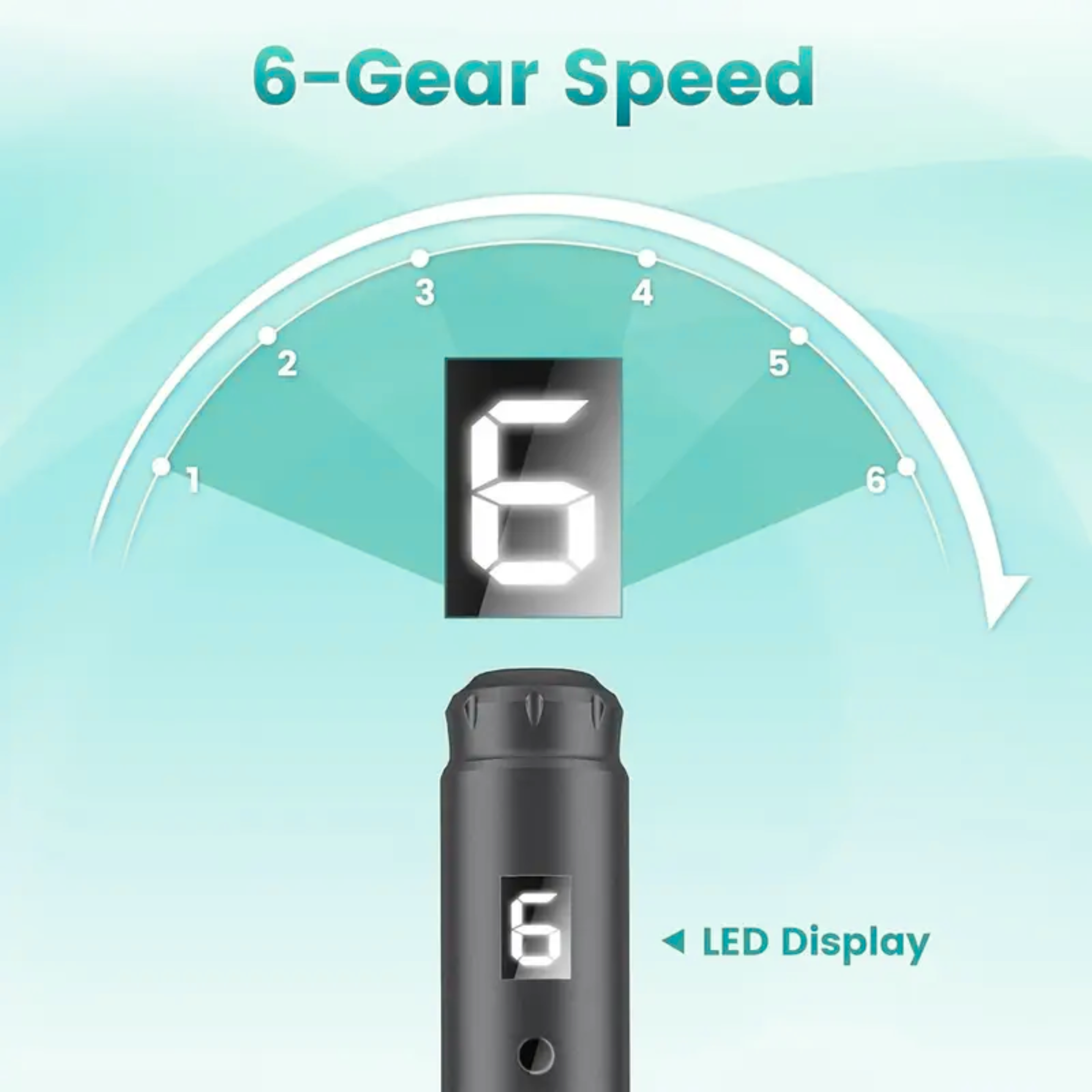 Follicly™ Derma Pen med 12 justerbare nålepatroner (16, 36 eller 42 nåle)